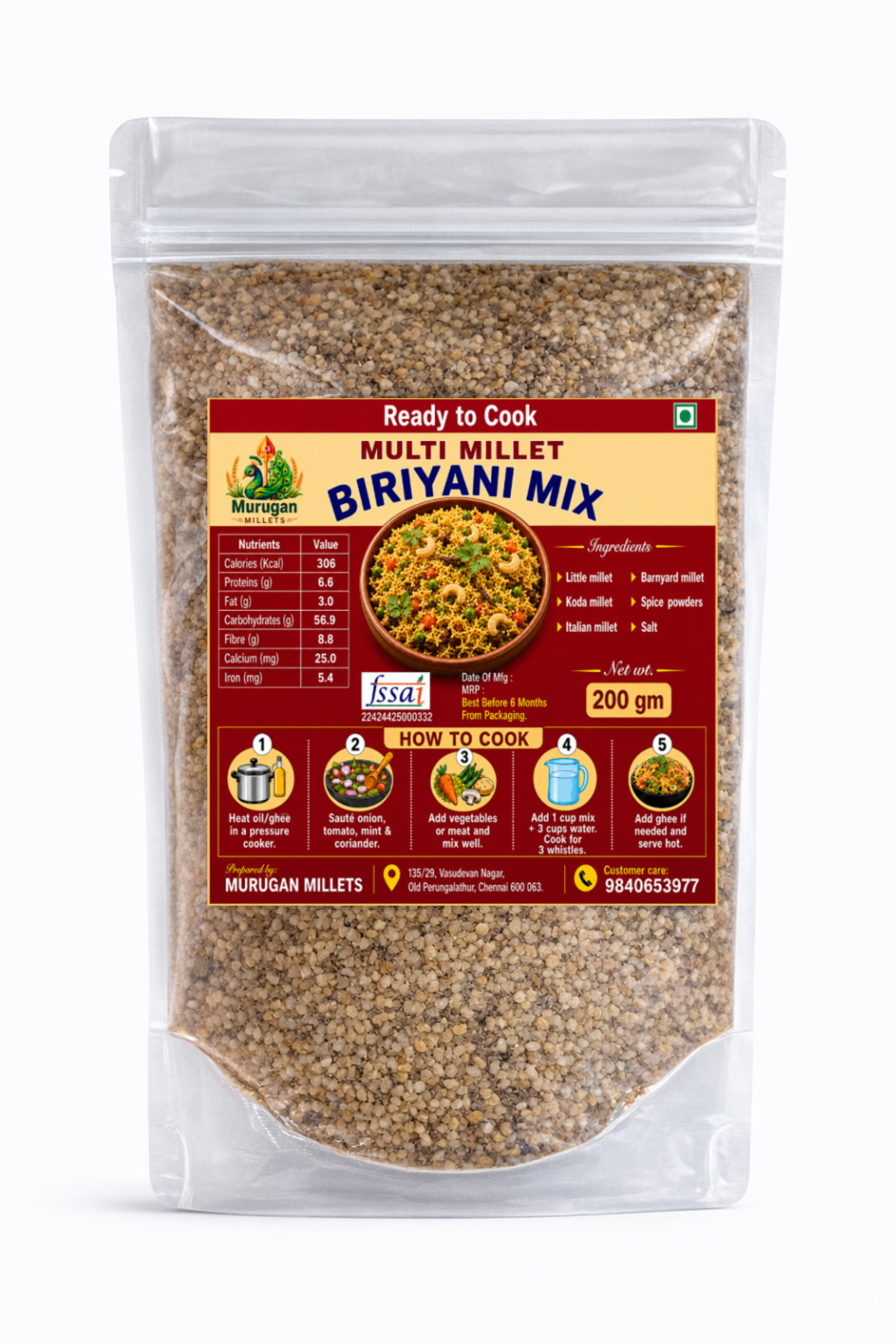 Multi Grain Biriyani Mix